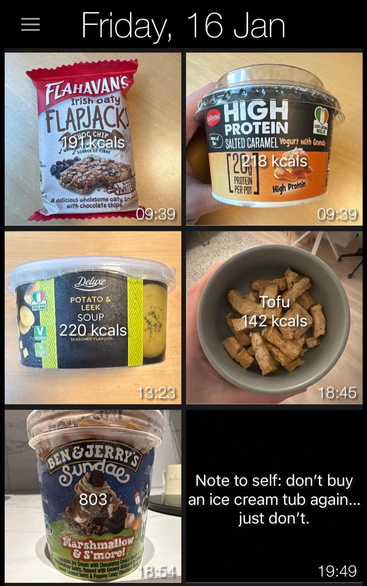 Another 1500 day, didn’t make great choices but I stuck to my calorie goal. This weekend, my goal is to eat only homemade meals!