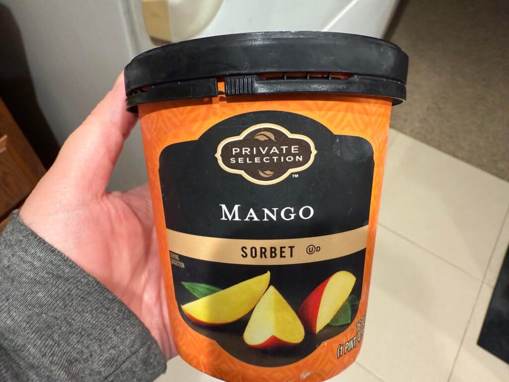 Private Selection Mango Sorbet