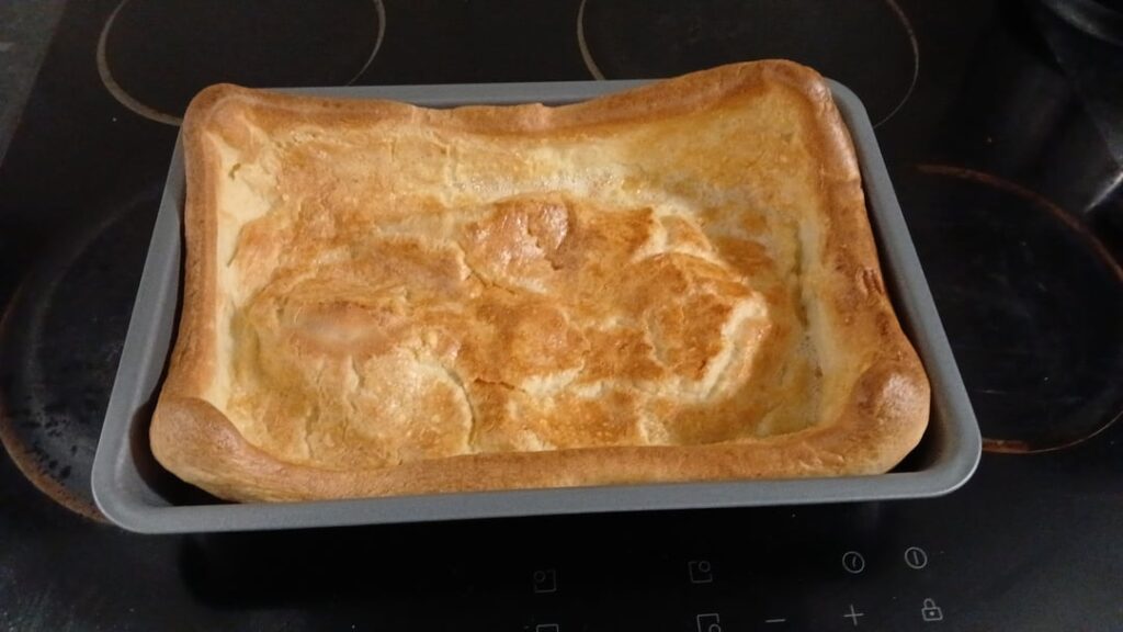 First time making a yorkshire pudding!