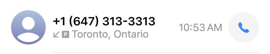 Hellofresh Spam call