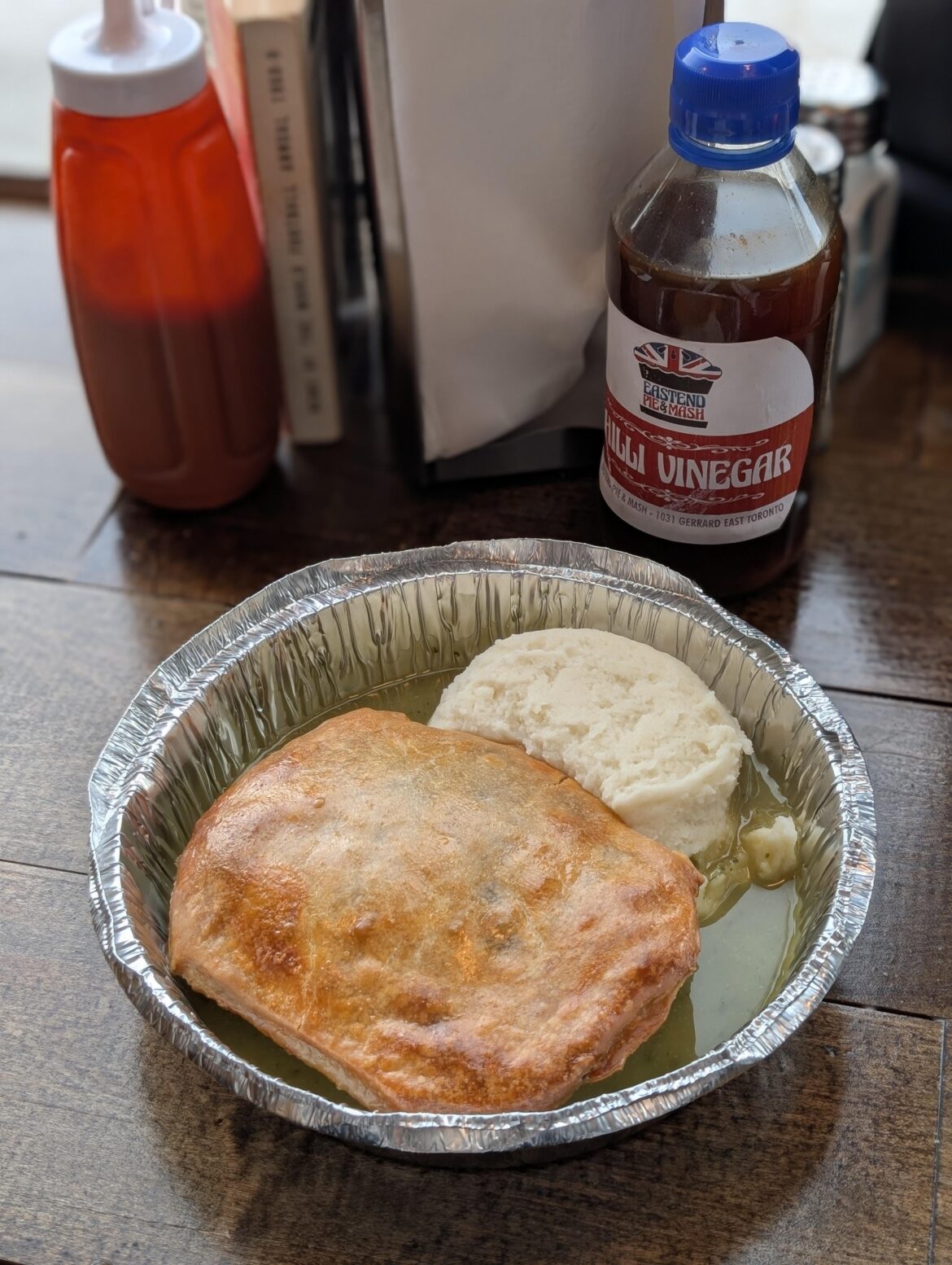 East London style pie and mash from Eastend Pie & Mash @ Gerrard