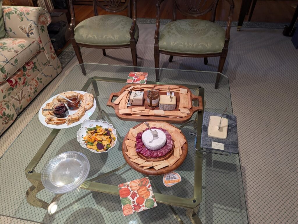 It always looks so pretty before the guests arrive.