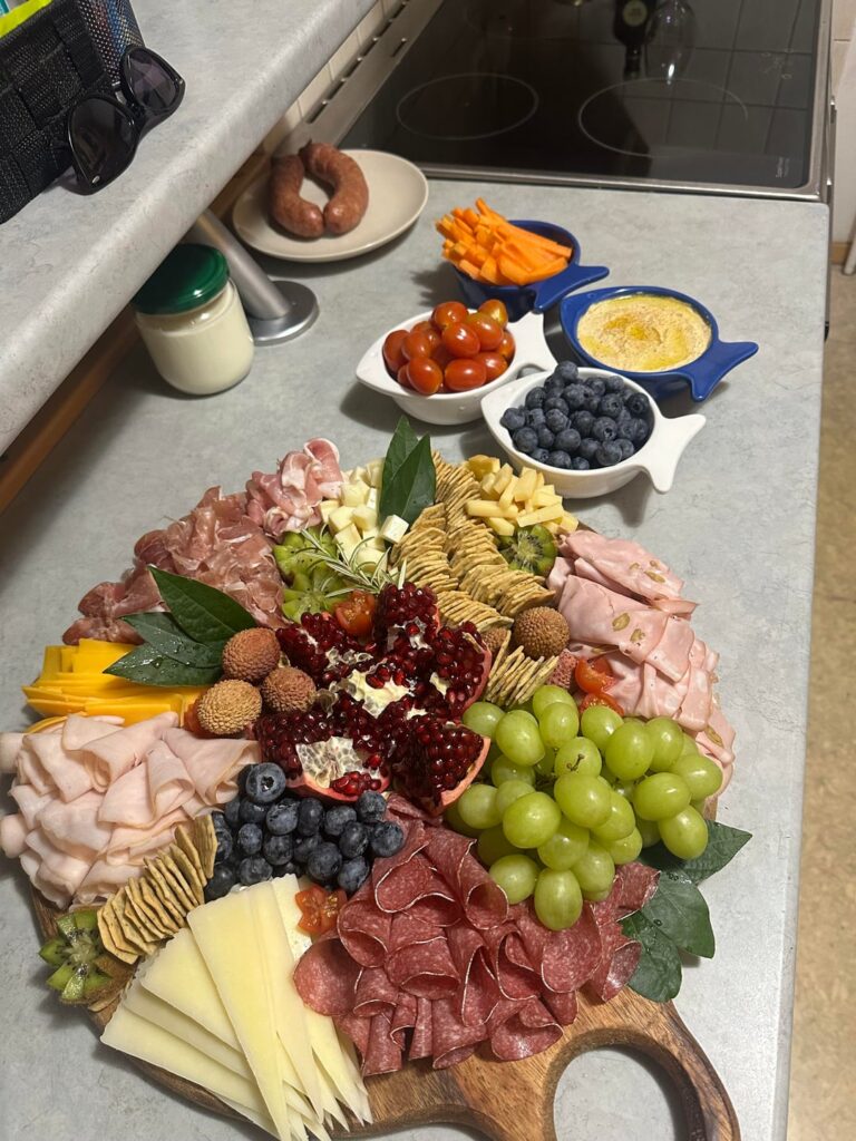 New year charcuterie board