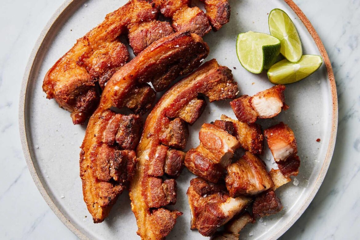 Where can I find Colombian (or similar) style chicharron?
