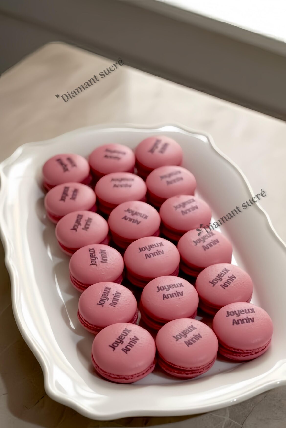 Macarons anniversaire