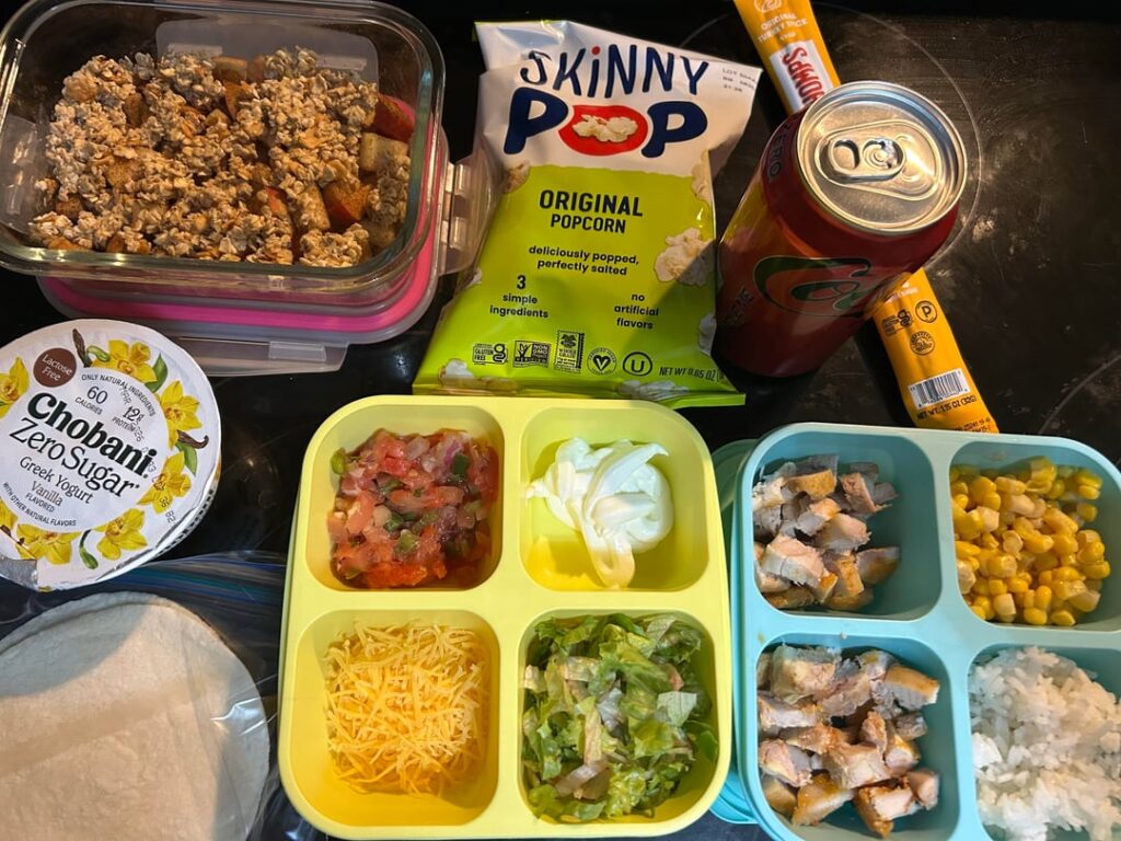 Looking forward to what I packed for work tomorrow- breakfast, lunch, and snacks