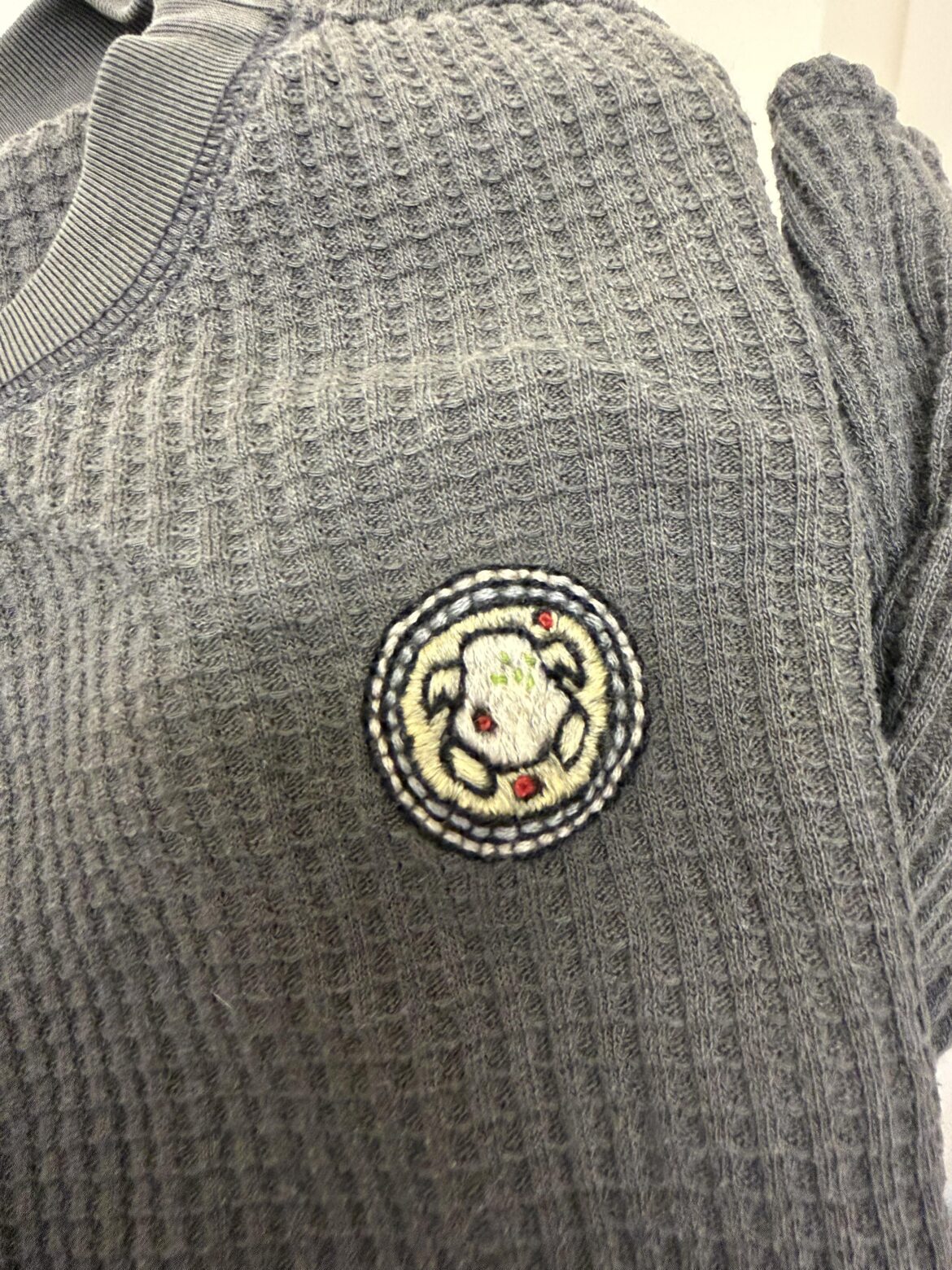 My first embroidery piece: can you tell what it is?