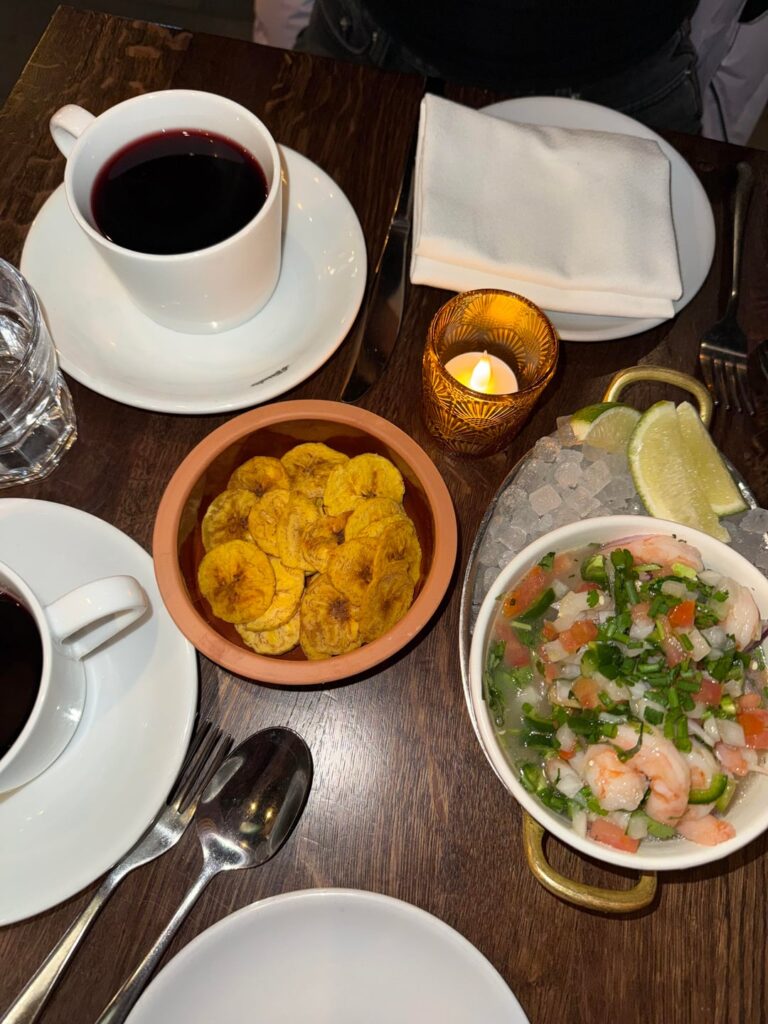 ceviche, paella, and tres leches?