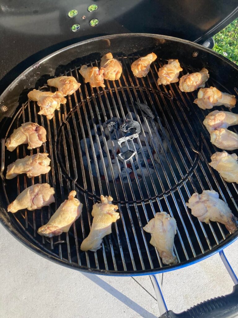 My first Weber Vortex wings-Nom deluxe!