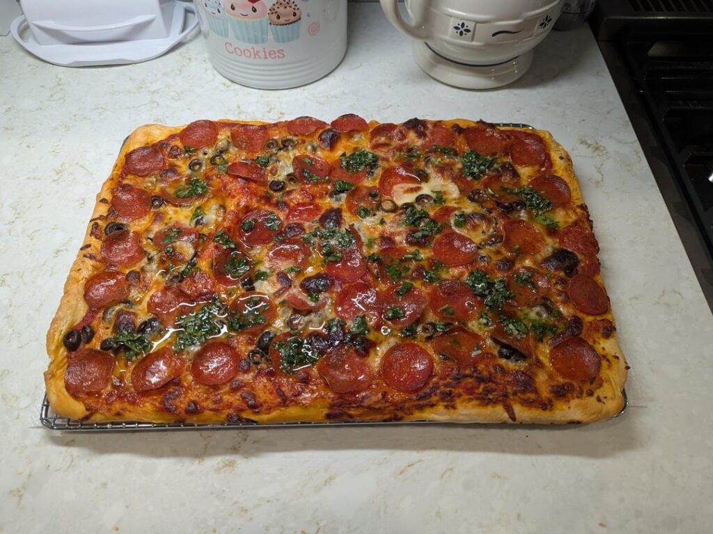 My first pizza!