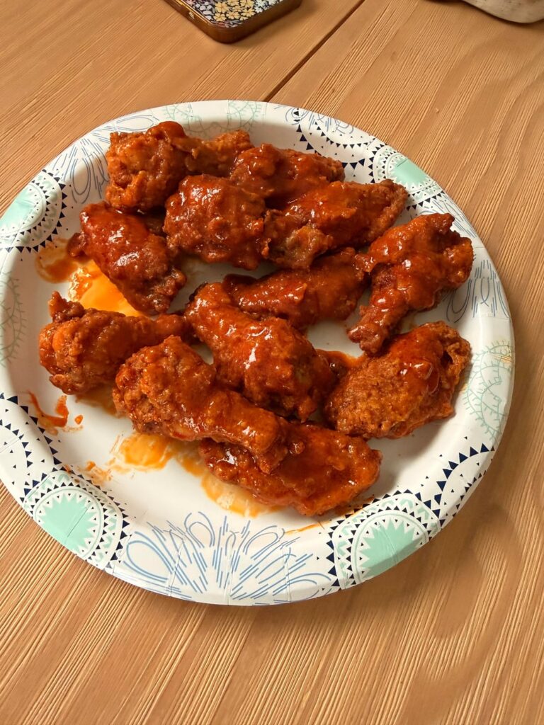 Wing Night… First Time Deep Frying