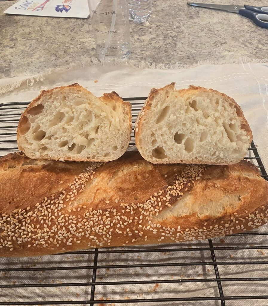 Seeded italian style bread