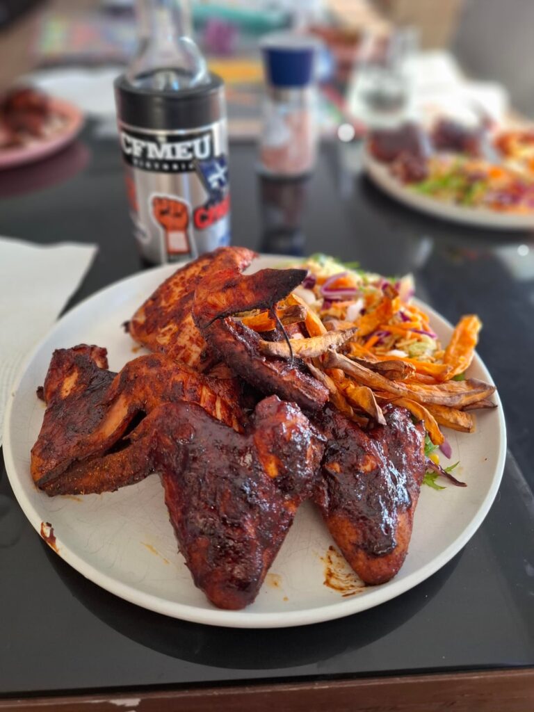 Sweet and smokey wings