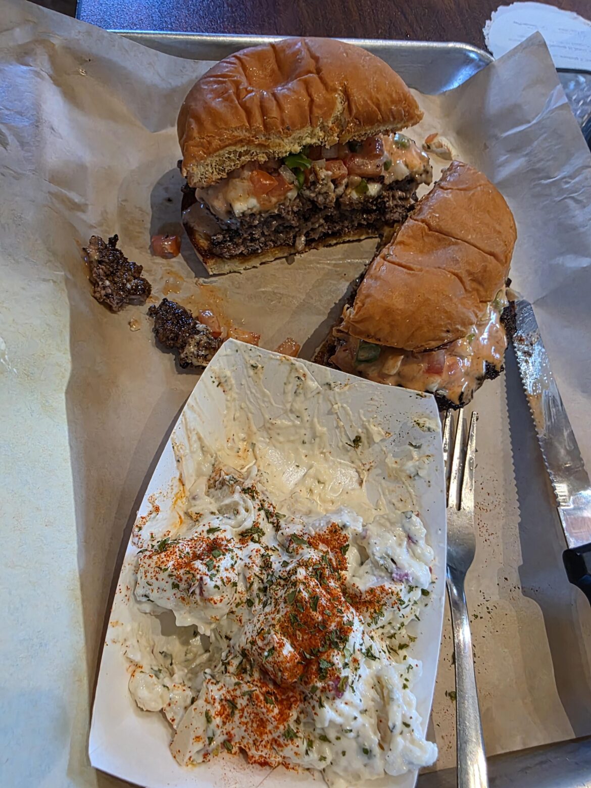 Triple Cheeseburgers