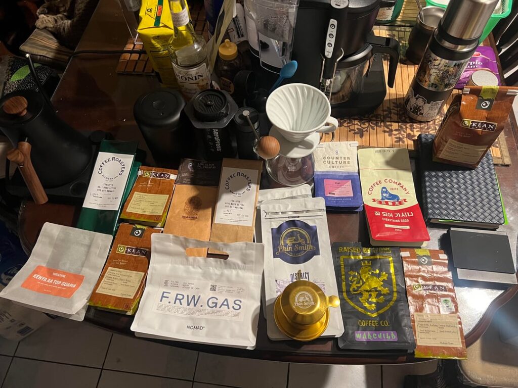 Coffee haul for the year (and more!)