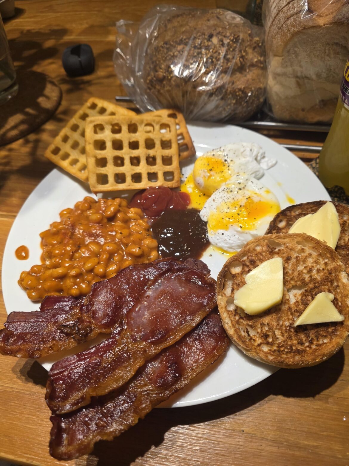 Breakfast for dinner last night 😁