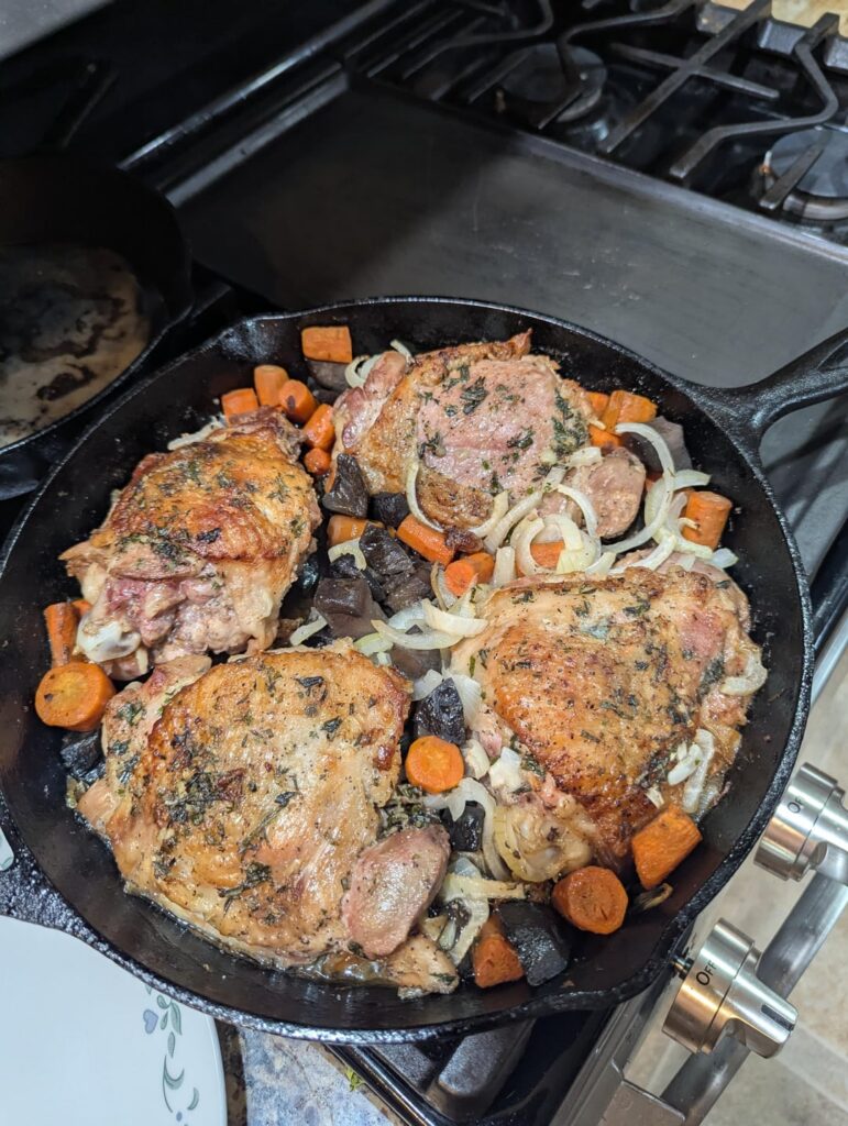 Monday meal and ingredient prep