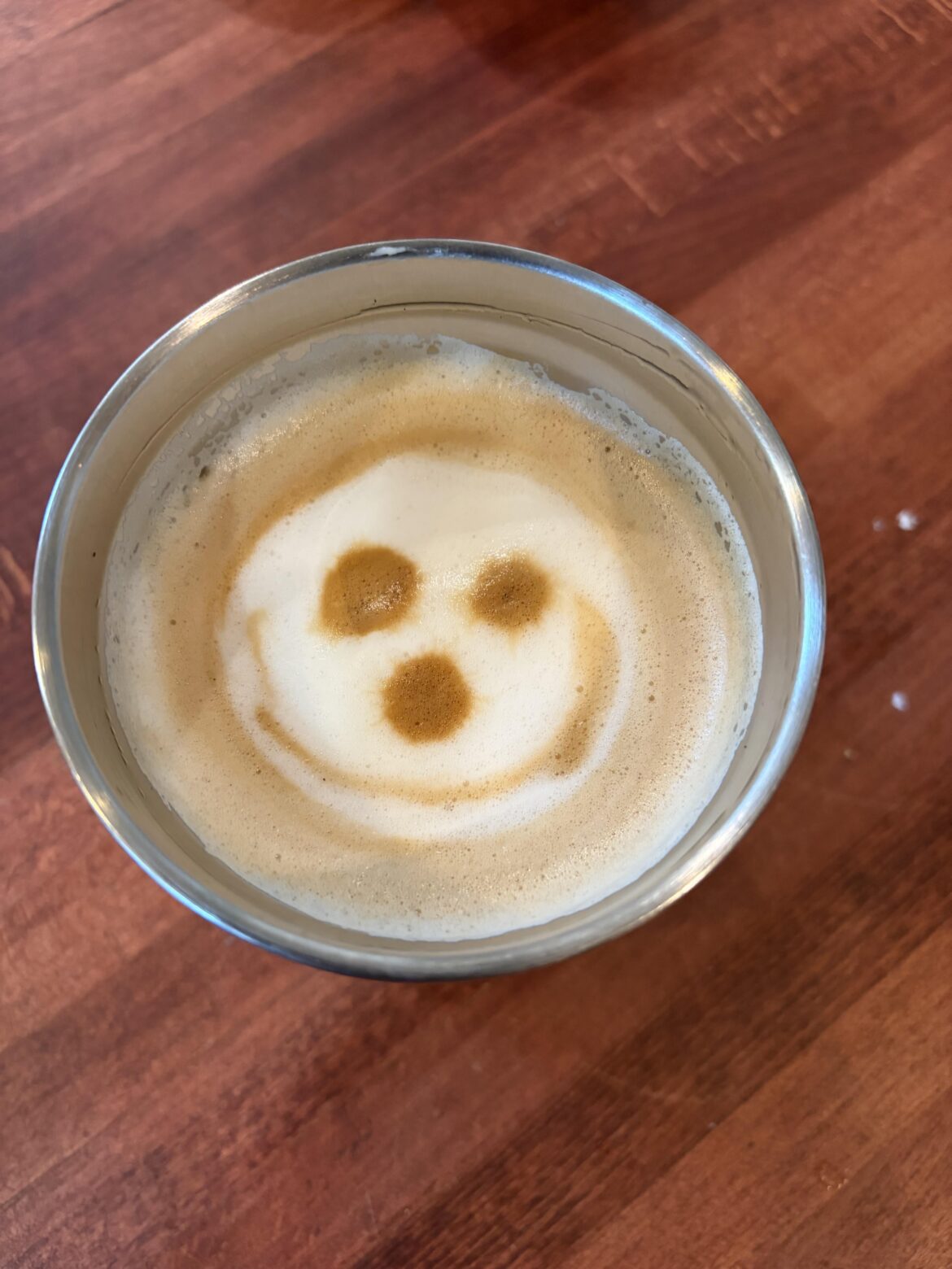 My latte art is really coming along :)