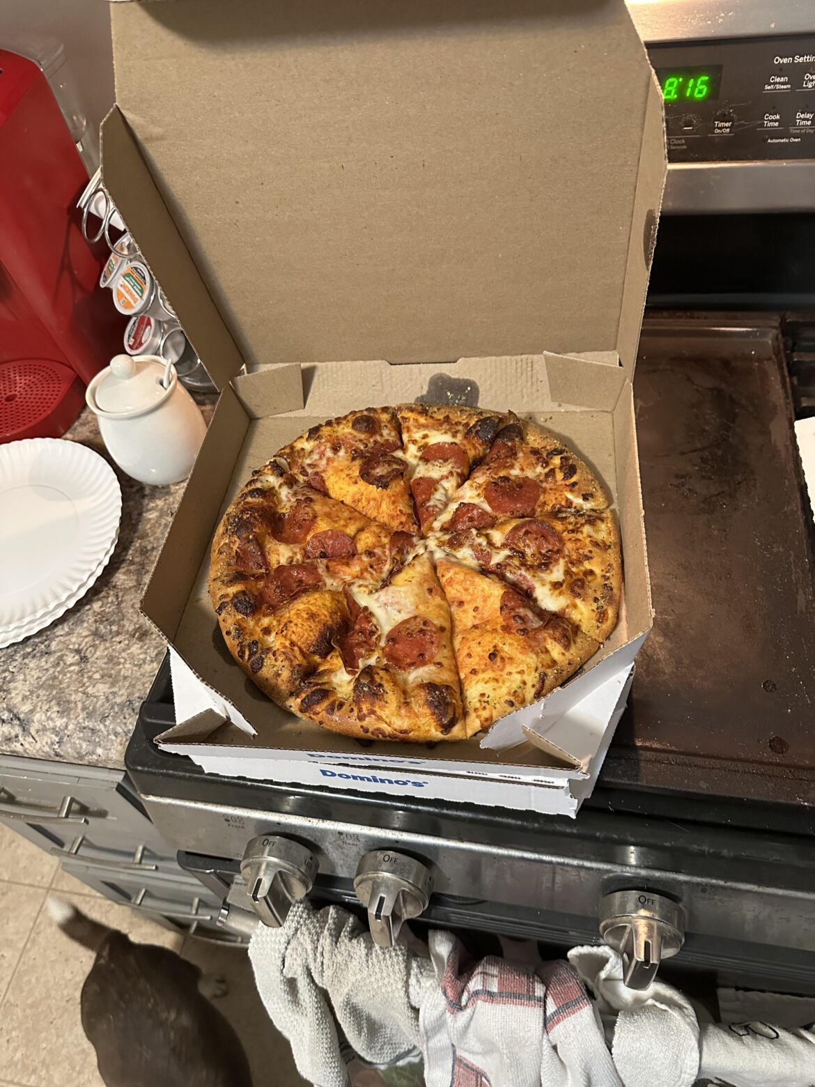 My local Dominos NYE massacre