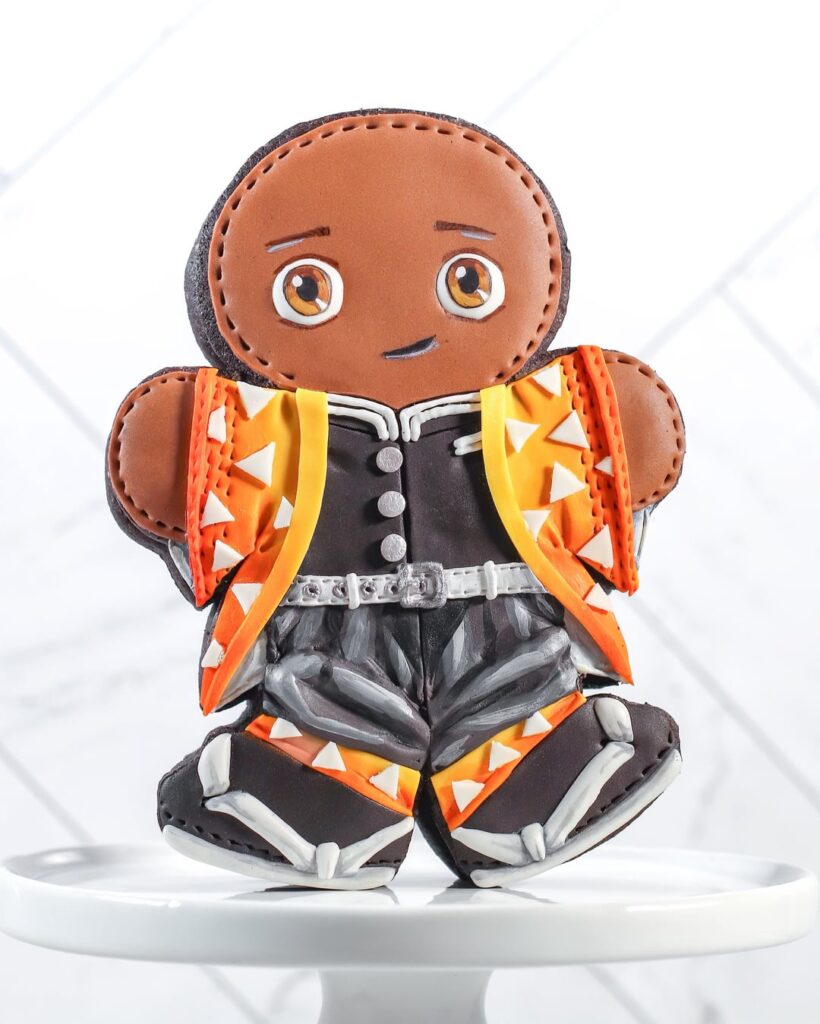 I made a dressed-up gingerbread boy cookie for my nephew I made a dressed-up gingerbread boy cookie for my nephew