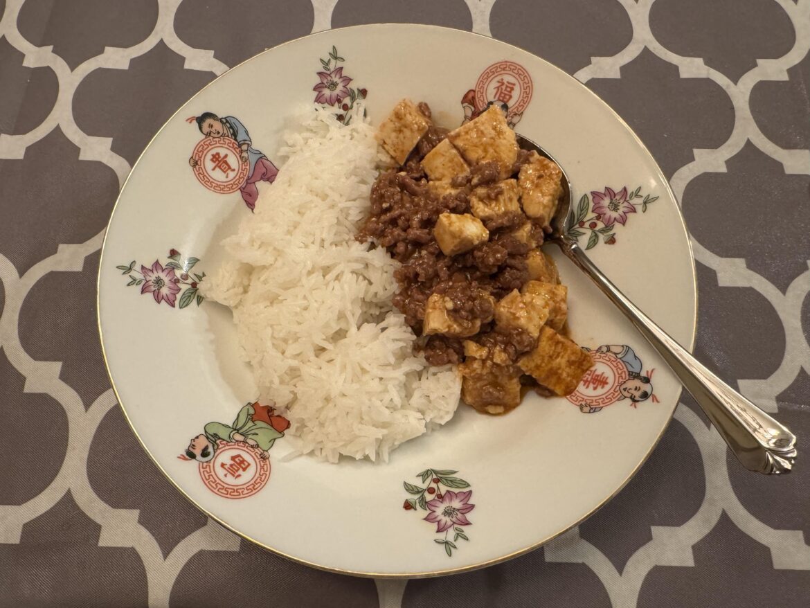 Japanese style mapo tofu