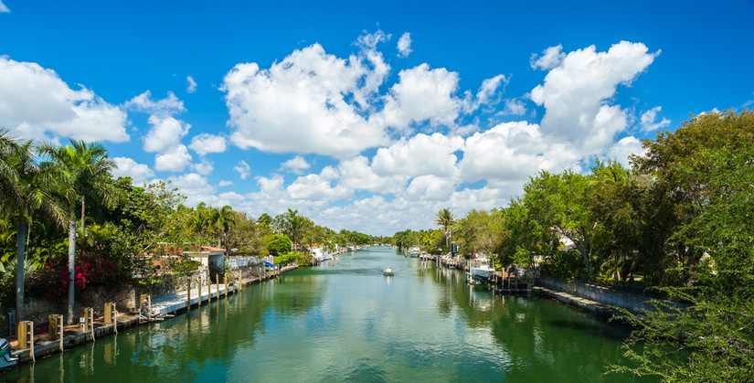 Coral Gables Waterfront, Florida, USA