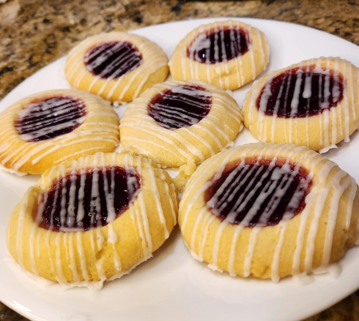 Raspberry Thumbprints [homemade]