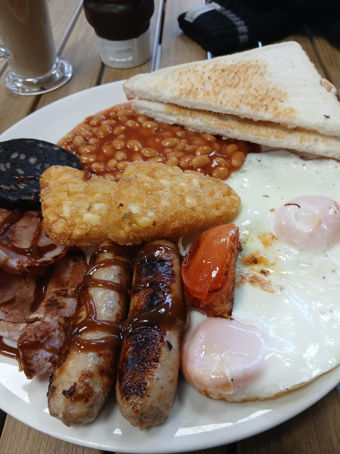 Peckish Bros. Peterborough, very impressed for £8.99. Lovely Lincolnshire sausages and tasty thick bacon