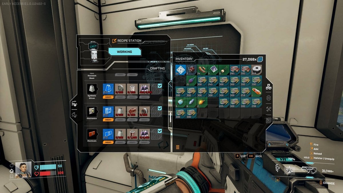 Getting New StarRupture Recipe Unlocks Using the Recipe Station