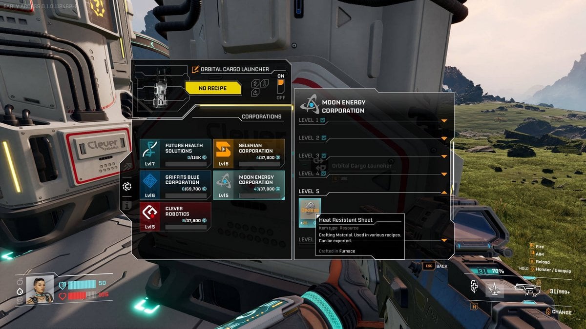 Using the Orbital Cargo Launcher to Get New Machines in StarRupture