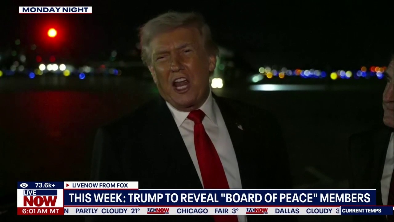 President Trump set to reveal Board of Peace members