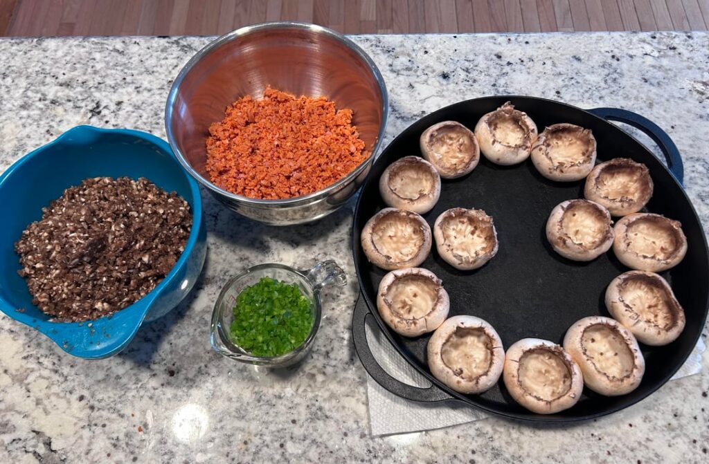 Chorizo Stuffed Mushrooms