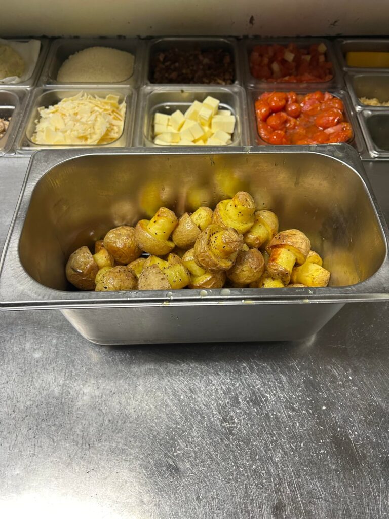 The dick shaped potatoes my executive chef makes. We call them dick-tators
