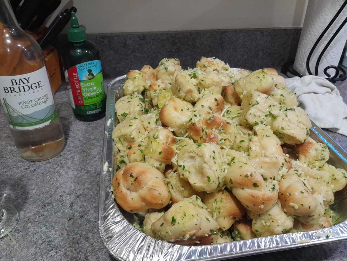 You can make 100 garlic knots for about $15
