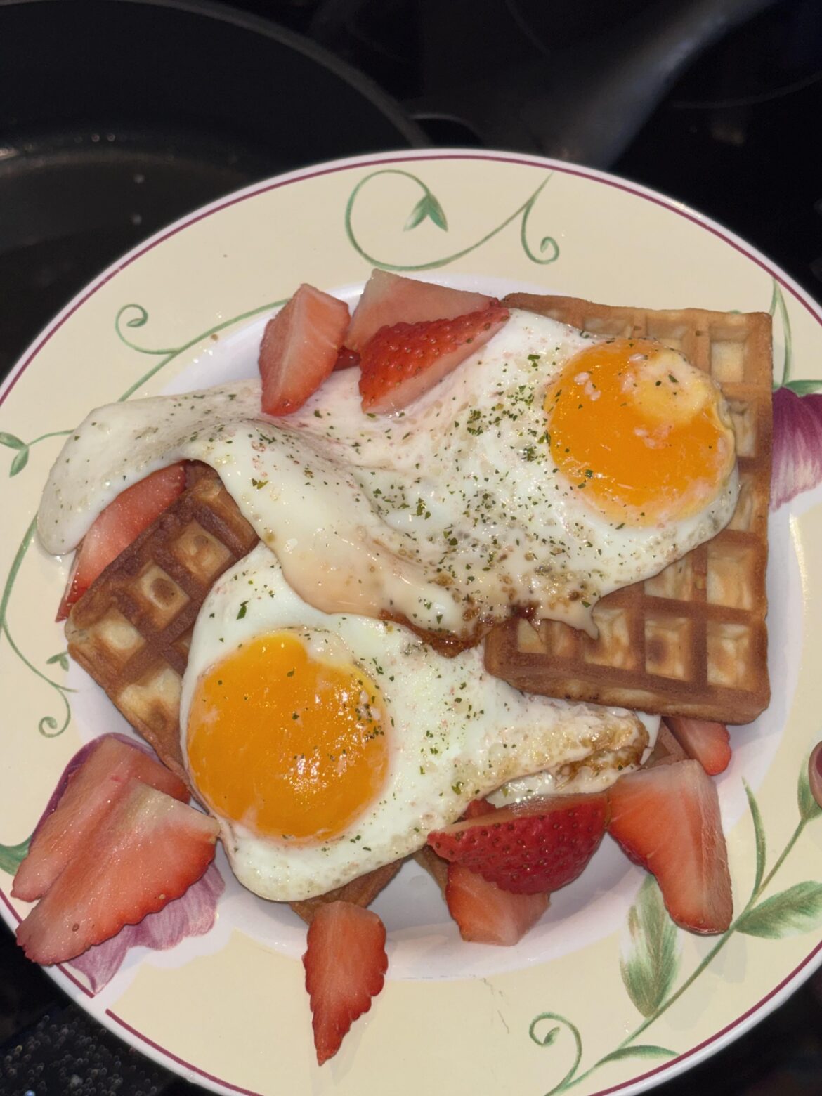 Waffles and Eggs