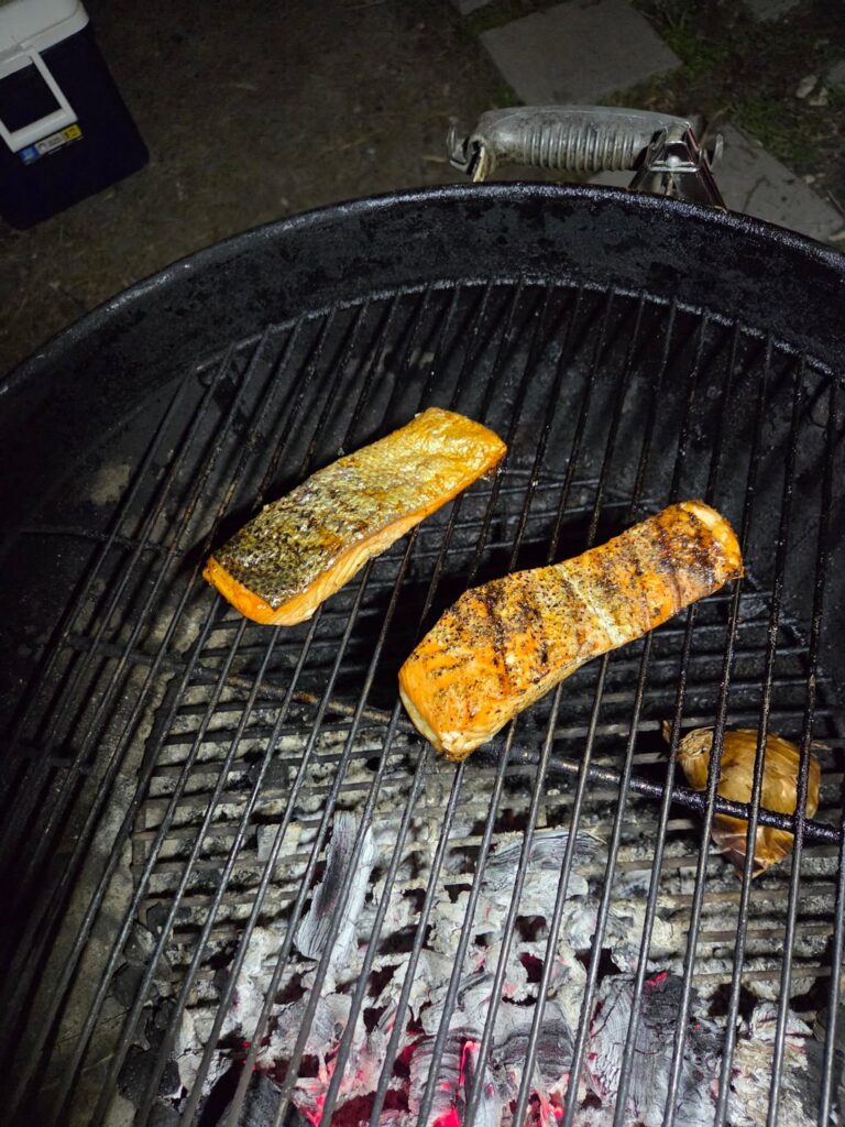 Salmon on the Weber