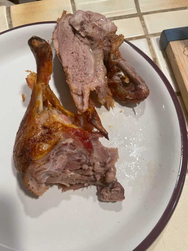 Whole roast duck