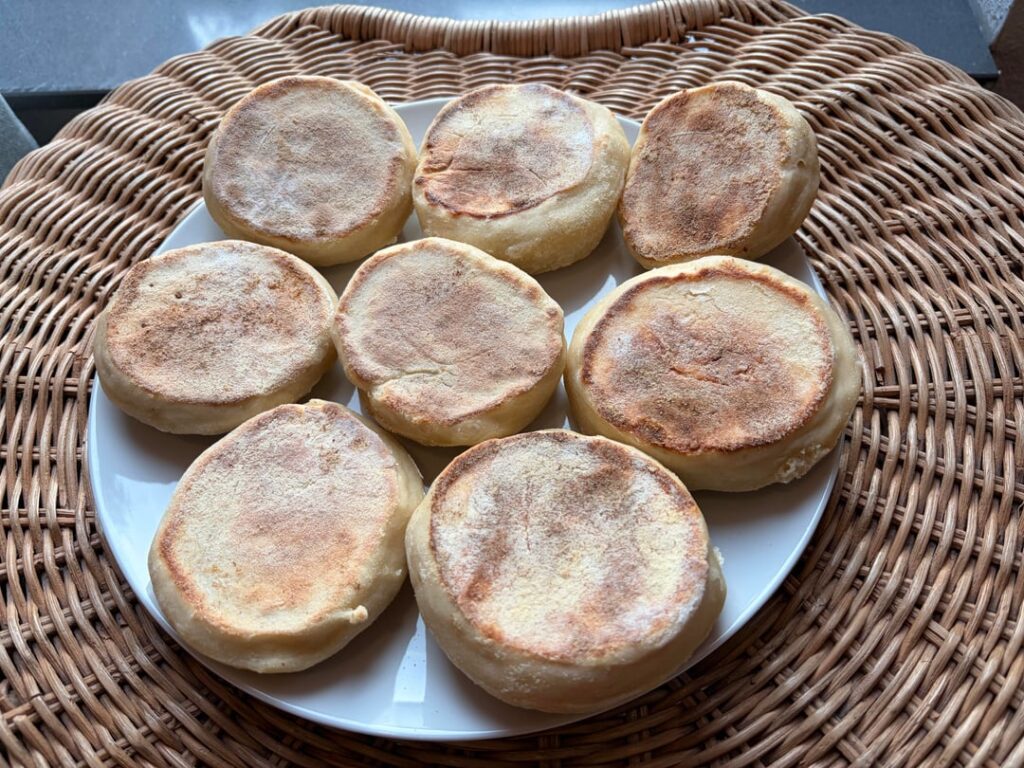 Wanted to share my english muffins and my gluten network
