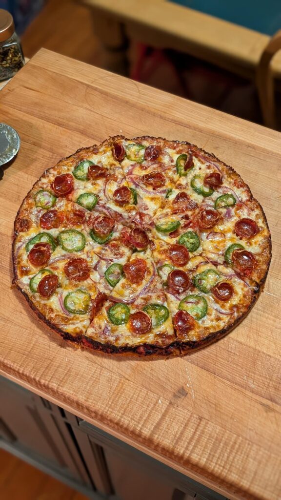 New Year's Eve Sourdough Pizza