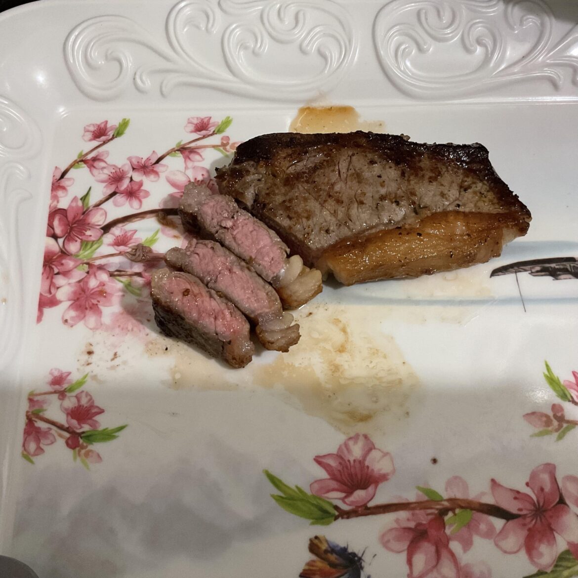 Second attempt at cooking steak