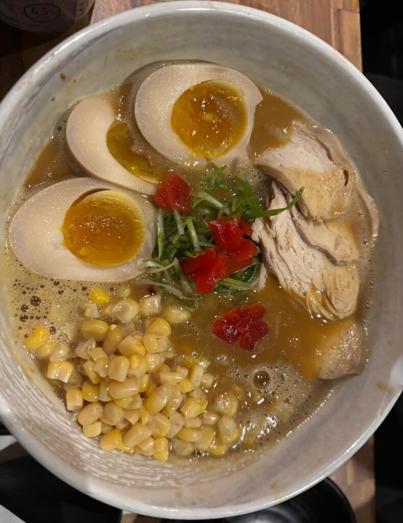 Ramen with the crew at Toribro ramen in NYC