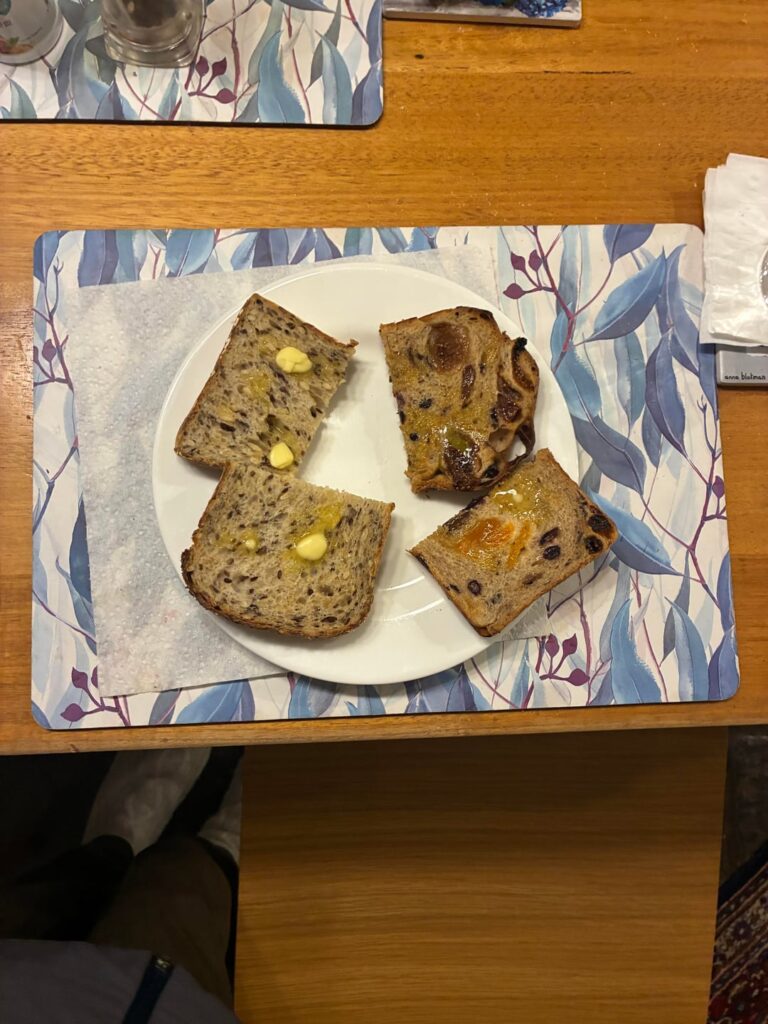 Some gourmet toast