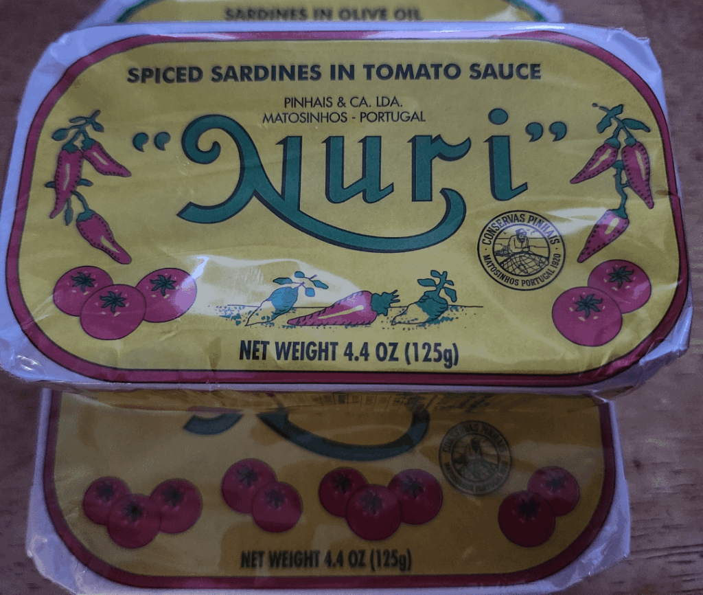 My first can of sardines that I’ve liked- Nuri Spiced Olive Oil My first can of sardines that I've liked- Nuri Spiced Olive Oil
