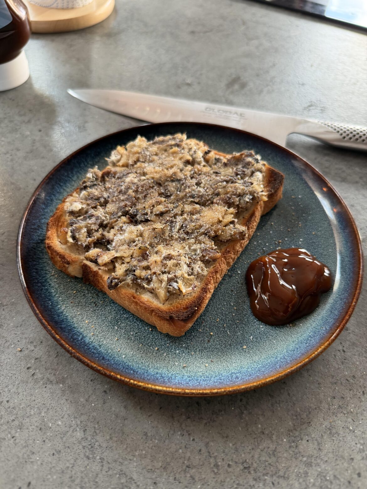 Sardines on Toast for light lunch