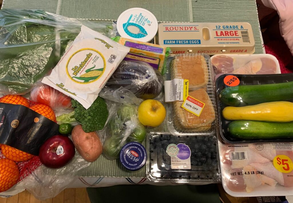 What I got for $35 from Kroger in WI as a single 22 year old woman (w/ the plan for them)