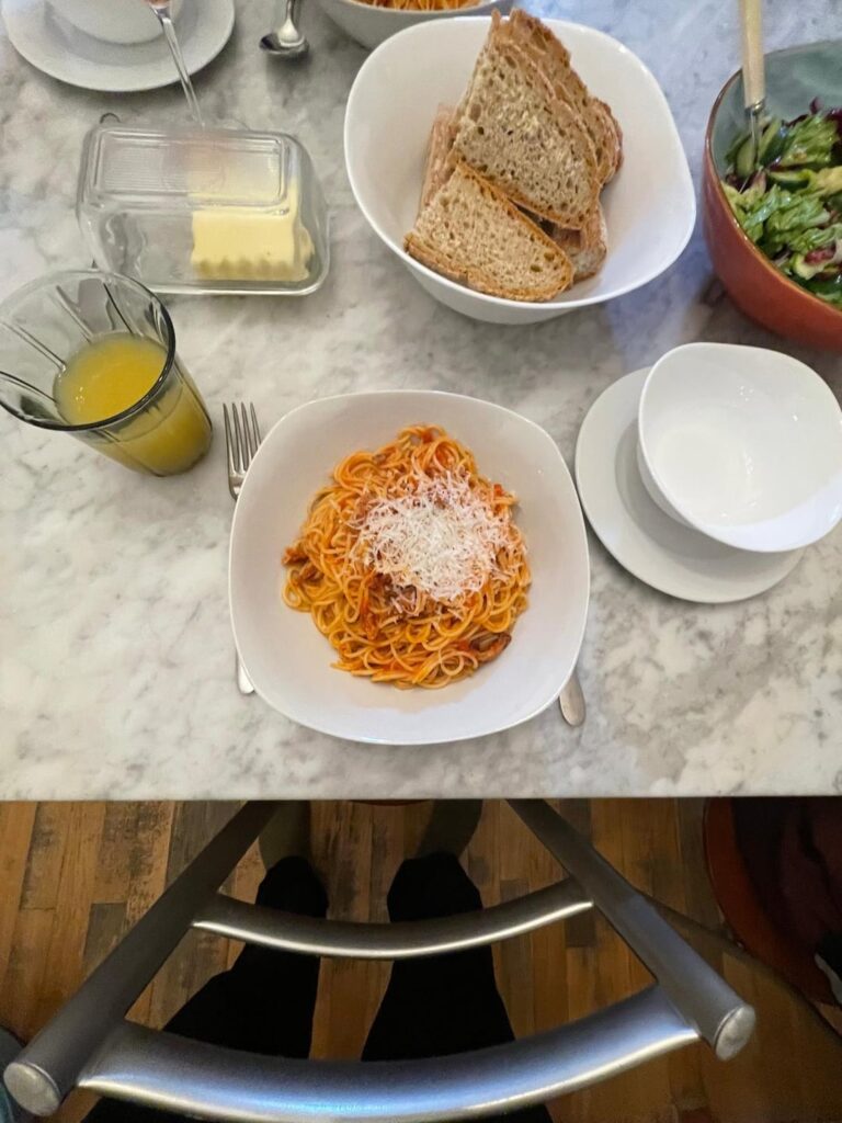 Please don’t murder me! It’s my first time making Pasta All’Amatriciana and I had to do 4 serves at once for the whole family