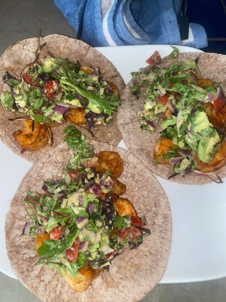 Two meals I made since starting the Mediterranean diet a few days ago