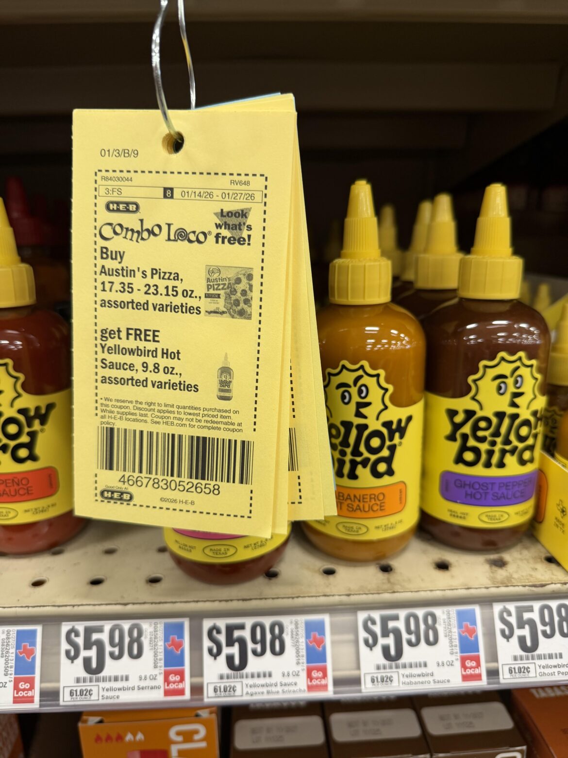 I mean, I guess I’m stocking up on pizza for the freeze