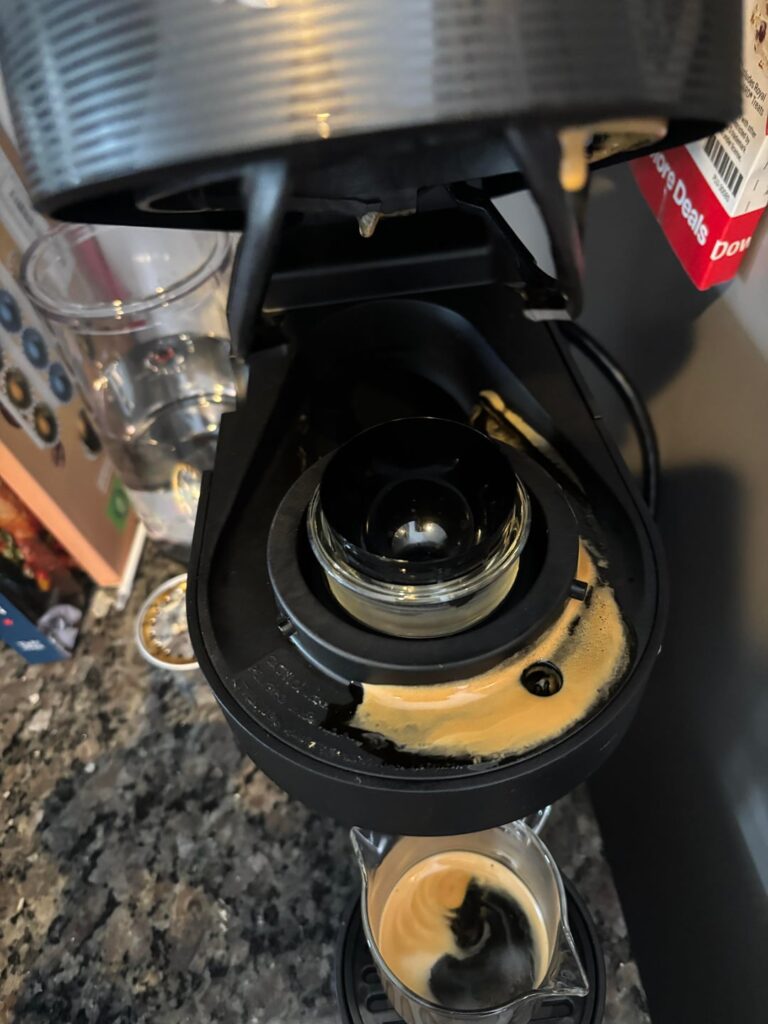 Why is this happening? Sometimes brews just fine, sometimes spills into machine.