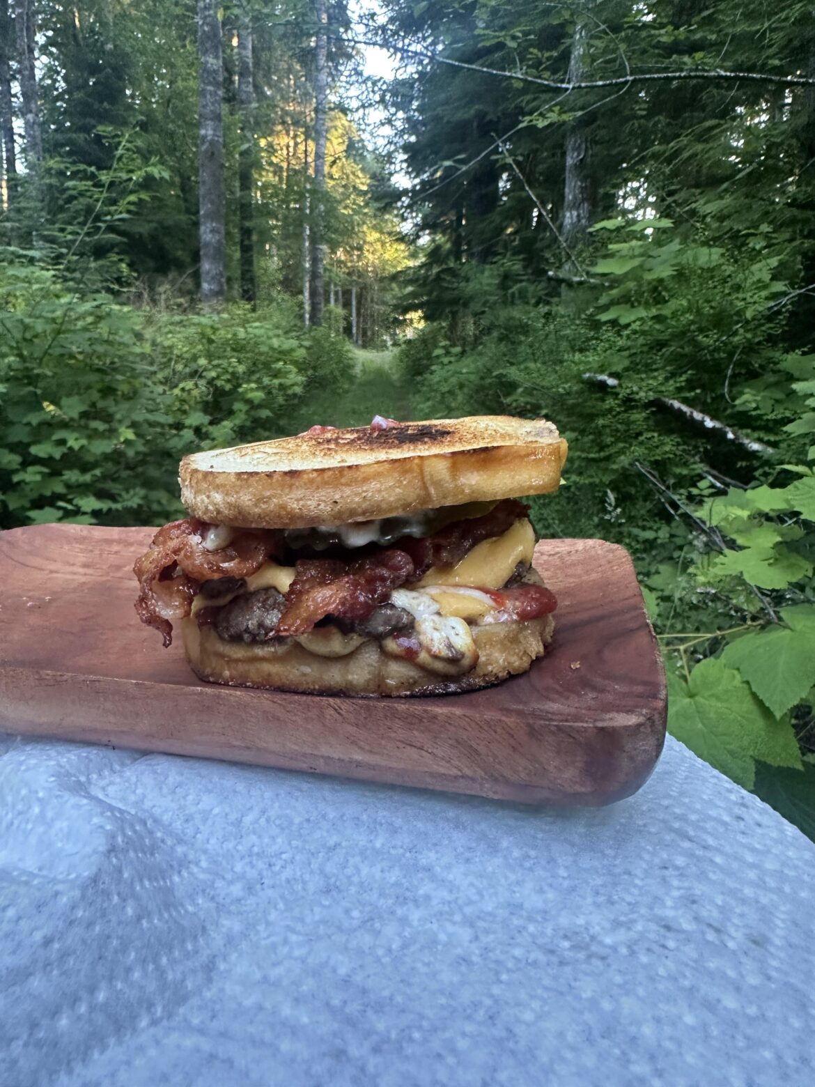 I might live in my car but I can still make a pretty mean sandwich